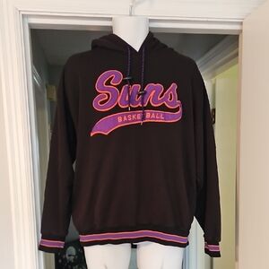 VINTAGE STARTER Suns Black and Purple Hoodie Sweater